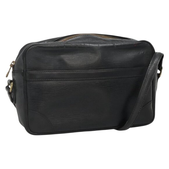 Authentic LOUIS VUITTON Epi Trocadero 27 Shoulder Bag Black M52312 LV